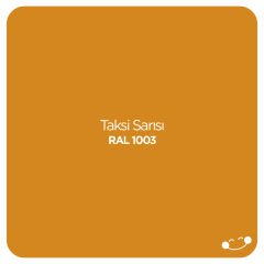 Polisan Akrilik Taksi Sarısı Sprey Boya 400 ml - RAL 1003