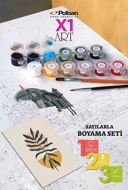 Polisan X1 Art Boyama Seti 25X35 cm Çiçek 6