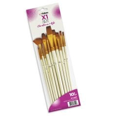 Polisan X1 Art 10'lu Mix Hobi Fırça Seti