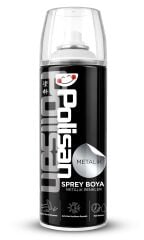Polisan Metalik Gri Sprey Boya 400 ml