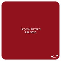 Polisan Akrilik Bayrak Kırmızı Sprey Boya 400 ml - RAL 3020