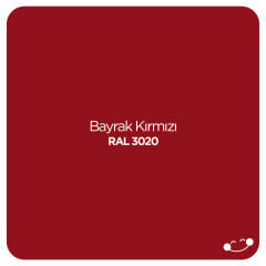 Polisan Akrilik Bayrak Kırmızı Sprey Boya 400 ml - RAL 3020