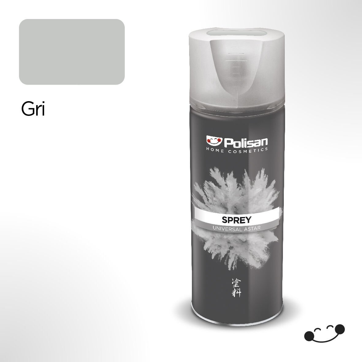 Polisan Universal Astar Gri Sprey Boya 400 ml