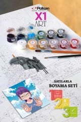 Polisan X1 Art Boyama Seti 25X35 cm Anime 3