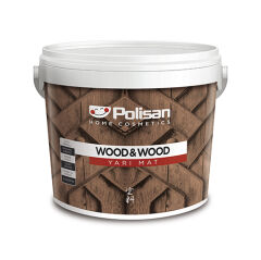 Polisan Wood&Wood Anti Aging Ahşap Verniği Yarı Mat Su Bazlı Açık Meşe - 2,5 L