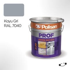 Polisan Prof Koyu Gri Zemin Boyası (P-FP) 18 kg