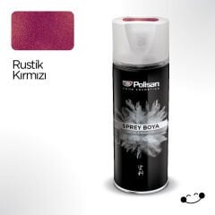 Polisan Metalik Rustik Kırmızı Sprey Boya 400 ml