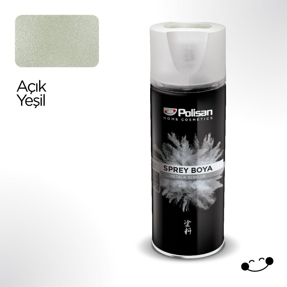 Polisan Metalik Açık Yeşil Sprey Boya 400 ml