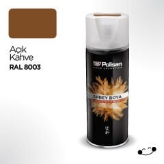 Polisan Akrilik Açık Kahve Sprey Boya 400 ml - RAL 8003