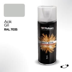 Polisan Akrilik Açık Gri Sprey Boya 400 ml - RAL 7035