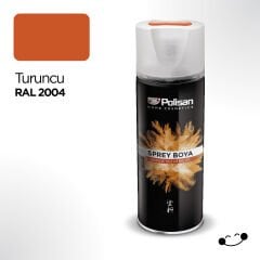 Polisan Akrilik Turuncu Sprey Boya 400 ml - RAL 2004