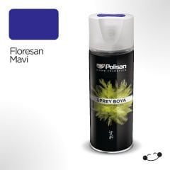 Polisan Floresan Mavi Sprey Boya 400 ml