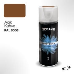 Polisan Plastik Yüzey Açık Kahve Sprey Boya 400 ml - RAL 8003