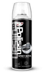 Polisan Plastik Yüzey Mat Siyah Sprey Boya 400 ml - RAL 9004