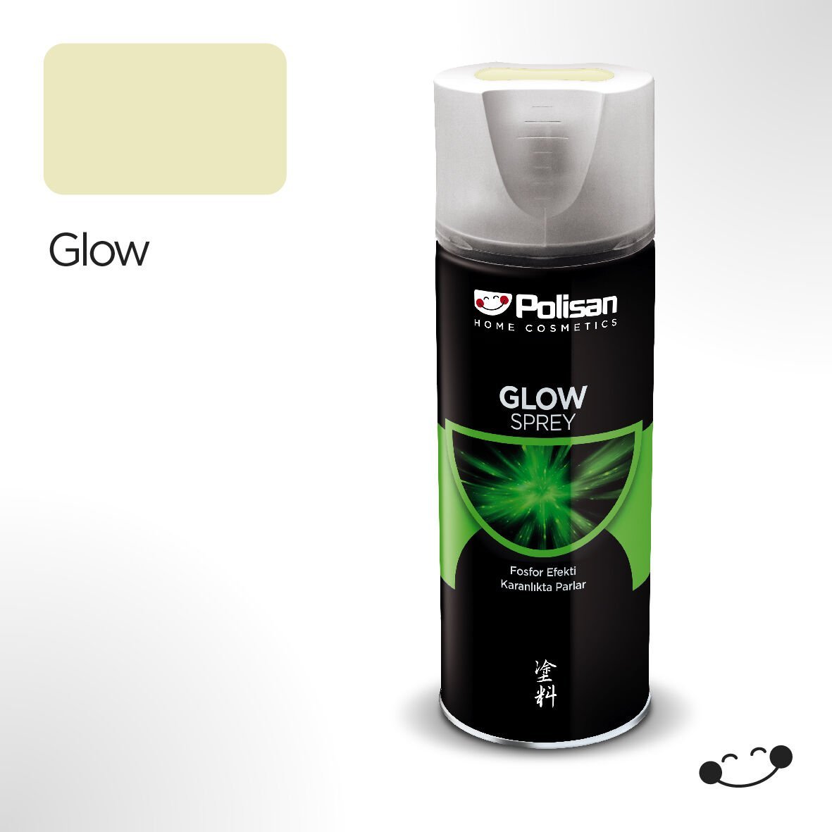 Polisan Glow (Yeşil Fosforlu) Sprey Boya 400 ml