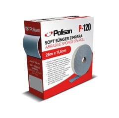 Polisan Soft Sünger Zımpara 120 Kum 25M x 11.5Cm
