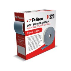 Polisan Soft Sünger Zımpara 220 Kum 25M x 11.5Cm