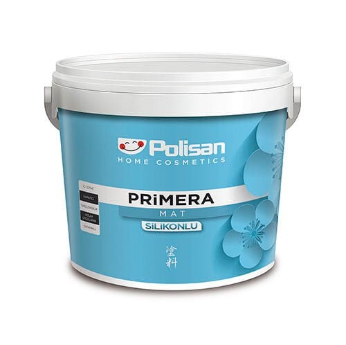 Polisan Primera Silikonlu Mat Açık Fildişi - 2,5 L